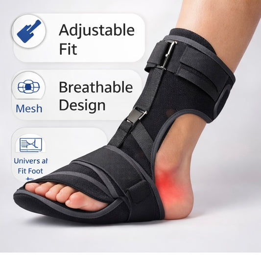 Night Foot Splint- Adjustable Overnight Foot Support